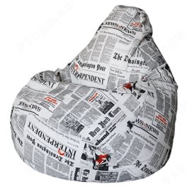 Бескаркасное кресло-мешок Груша New York Times Бескаркасное кресло-мешок Груша New York Times