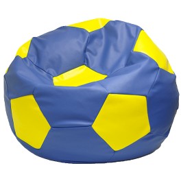 Кресло-мешок Мяч Мега сине-желтый