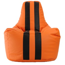 Кресло-мешок Спортинг экокожа с полосками (75 х 100 см)