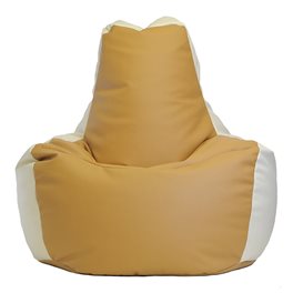 Кресло-мешок Спортинг экокожа песочно-белый