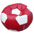 Кресло-мешок Мяч Стандарт бордово-белый