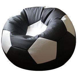 Кресло-мешок Мяч Стандарт черно-белый