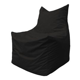 Бескаркасное кресло мешок Фокс Ф2.1-01 (Черный)