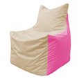 Кресло-мешок Фокс Ф 21-142 (слоновая кость - розовый)