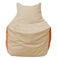 Кресло-мешок Фокс Ф 21-143 (слоновая кость - оранжевый)