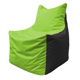 Кресло-мешок Фокс Ф 21-153 (салатовый - чёрный)