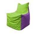 Кресло-мешок Фокс Ф 21-158 (салатовый - фиолетовый)