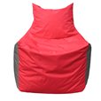 Кресло-мешок Фокс Ф 21-170 (красно-серый)