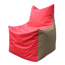 Кресло-мешок Фокс Ф 21-171 (красно-бежевый)