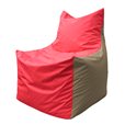 Кресло-мешок Фокс Ф 21-171 (красно-бежевый)