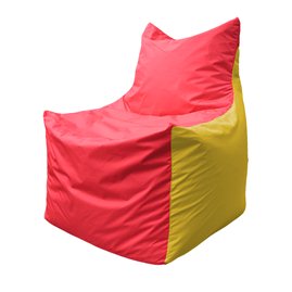 Кресло-мешок Фокс Ф 21-178 (красно-жёлтый)