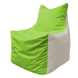 Кресло-мешок Фокс Ф 21-183 (салатовый - белый)
