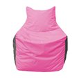 Кресло-мешок Фокс Ф 21-187 (розово-серый)