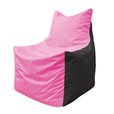 Кресло-мешок Фокс Ф 21-188 (розово-чёрный)