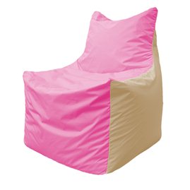 Кресло-мешок Фокс Ф 21-196 (розовый - слоновая кость)