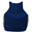 Кресло-мешок Фокс Ф 21-41 (тёмно-синий - светло-серый)