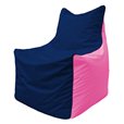 Кресло-мешок Фокс Ф 21-44 (тёмно-синий - розовый)