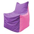 Кресло-мешок Фокс Ф 21-109 (сиреневый - розовый)