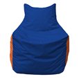Кресло-мешок Фокс Ф 21-127 (василёк - оранжевый)