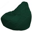 Кресло-мешок Груша Макси темно-зеленое