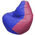 Кресло-мешок "Груша Макси" розово-синее