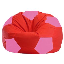 Кресло-мешок Мяч красно - розовое 1.1-175