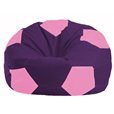 Кресло-мешок Мяч фиолетовый - розовый М 1.1-32