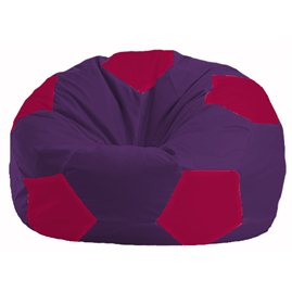 Кресло-мешок Мяч фиолетовый - малиновый М 1.1-68