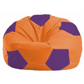 Кресло-мешок Мяч оранжевый - фиолетовый М 1.1-208
