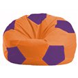 Кресло-мешок Мяч оранжевый - фиолетовый М 1.1-208