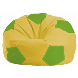 Кресло-мешок Мяч жёлтый - салатовый М 1.1-265