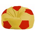 Кресло-мешок Мяч жёлтый - красный М 1.1-260
