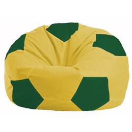 Кресло-мешок Мяч жёлтый - зелёный М 1.1-262