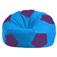 Кресло-мешок Мяч голубой - фиолетовый М 1.1-269