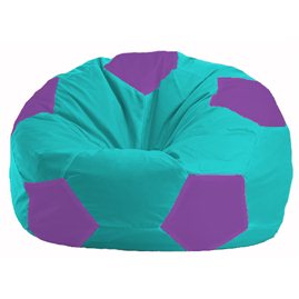 Кресло-мешок Мяч бирюзовый - сиреневый М 1.1-290