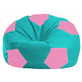 Кресло-мешок Мяч бирюзовый - розовый М 1.1-295