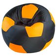 Кресло-мешок "Мяч Стандарт" черно-оранжевое