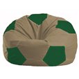 Кресло-мешок Мяч бежевый - зелёный М 1.1-94