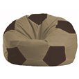 Кресло-мешок Мяч бежевый - коричневый М 1.1-93