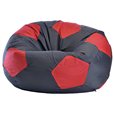 Кресло-мешок Мяч Стандарт черно-красный