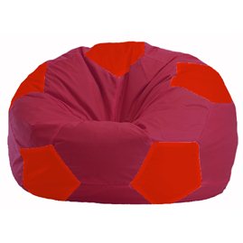 Кресло-мешок Мяч бордовый - красный М 1.1-308