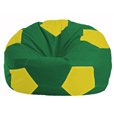 Кресло-мешок Мяч зелёный - жёлтый М 1.1-463