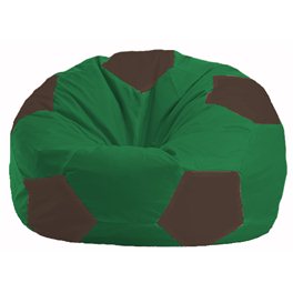 Кресло-мешок Мяч зелёный - коричневый М 1.1-242