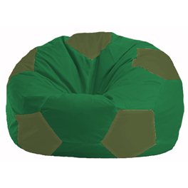 Кресло-мешок Мяч зелёный - тёмно-оливковый М 1.1-236