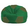 Кресло-мешок Мяч зелёный - тёмно-оливковый М 1.1-236