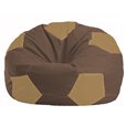 Кресло-мешок Мяч коричневый - бежевый М 1.1-330
