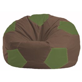 Кресло-мешок Мяч коричневый - оливковый М 1.1-323