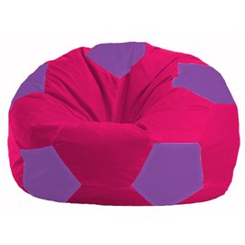Кресло-мешок Мяч малиновый - сиреневый М 1.1-376