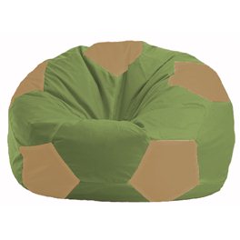Кресло-мешок Мяч оливковый - бежевый М 1.1-461