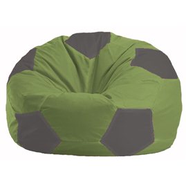 Кресло-мешок Мяч оливковый - серый М 1.1-224